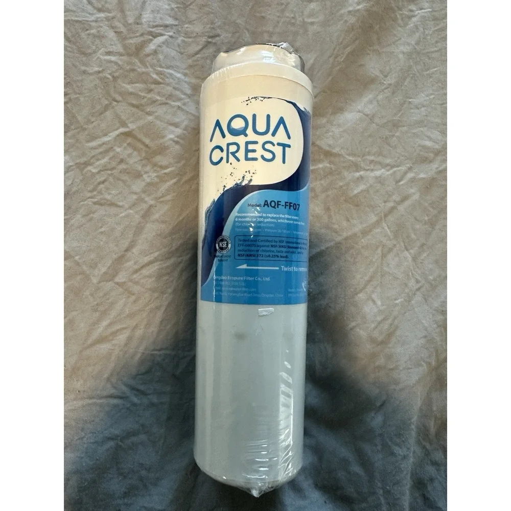 Aqua Crest AQF-FF07 Replacement‎ Refrigerator Water Filter-Sealed No Box